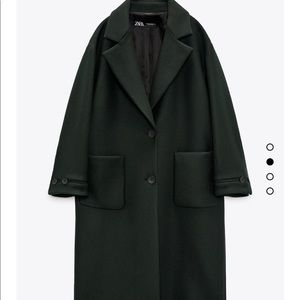 Zara wool blend coat